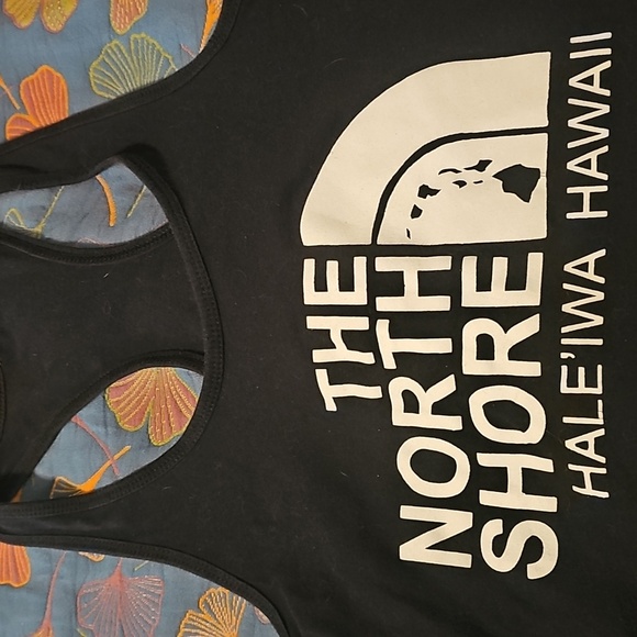 Black Tank Top North Shore Hale'iwa Hawaii Size M - Picture 2 of 3